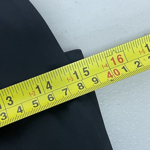 Massimo Dutti Women Midi Dress EU 36 US 4 Black Sleeveless Deep V Neck NWOT - Picture 9 of 11